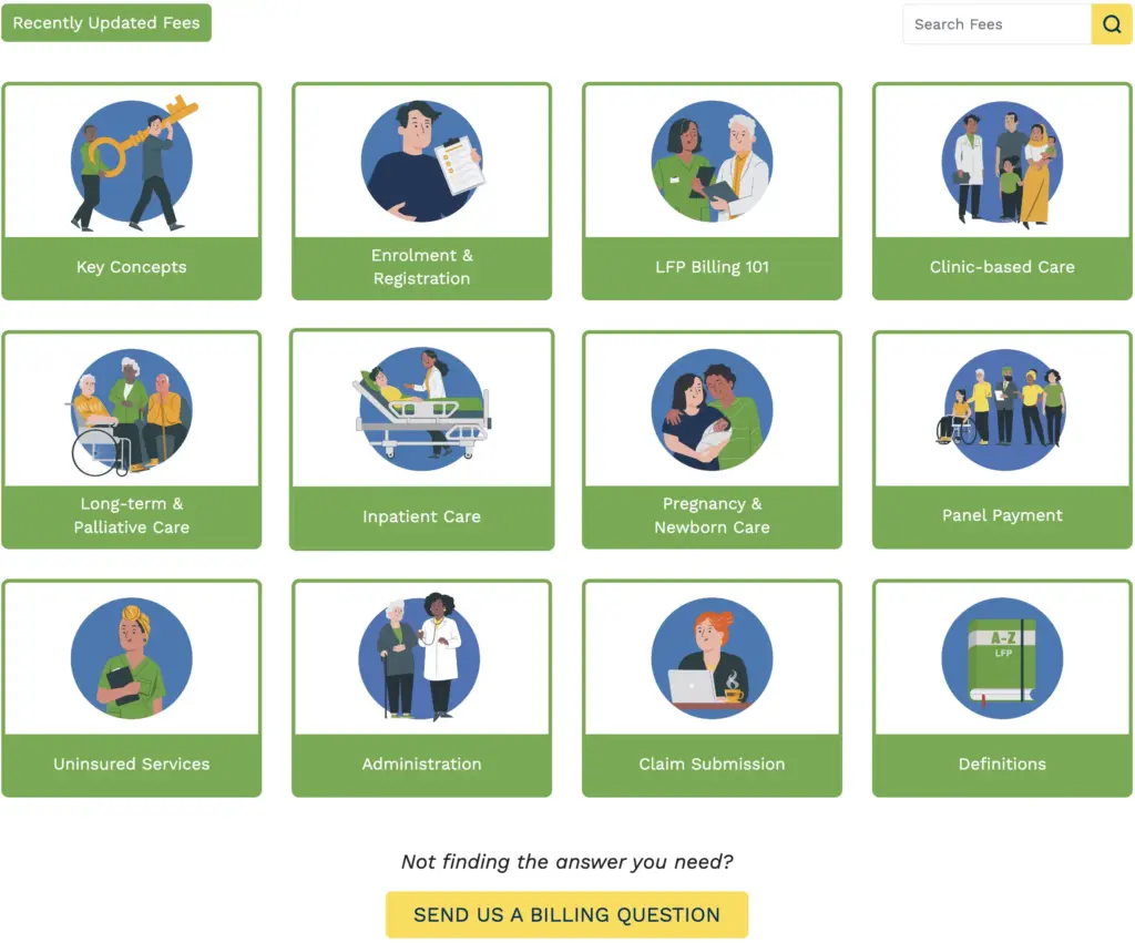 lfp fee guide screenshot