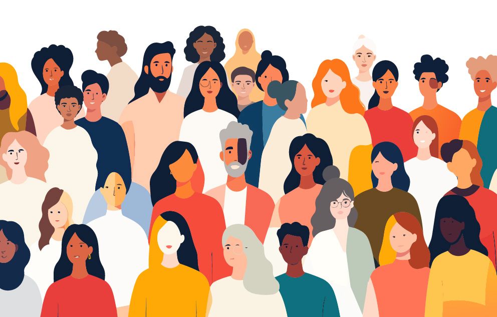 People group abstract image